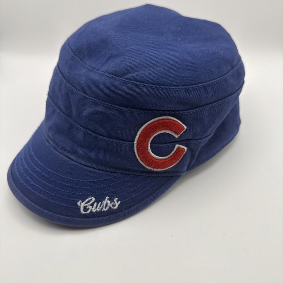 Chicago Cubs Baseball - LADIES MILITARY FATIGUE STYLE HAT, CAP Adjustable - Picture 1 of 4